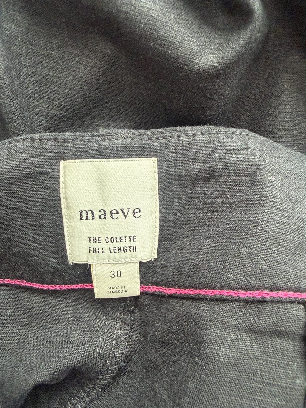Maeve Black Wide-Leg Trousers - size 30 - Picture 5 of 8